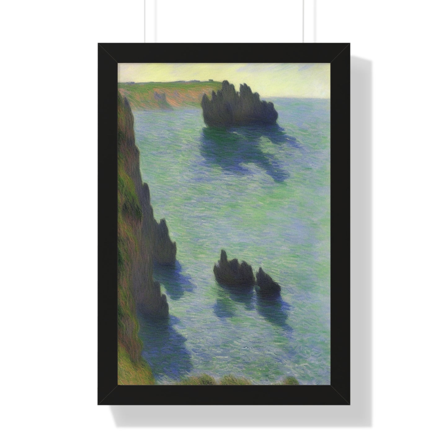 Sea Cave Landscape Claude Monet Style