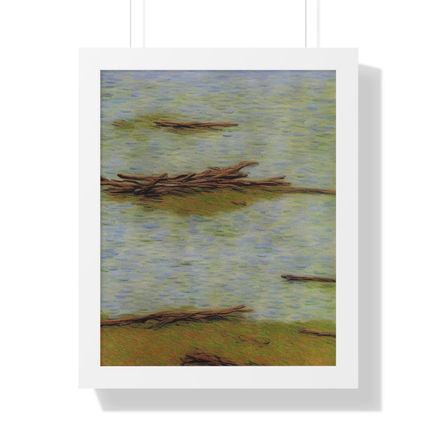 Driftwood Landscape Claude Monet Style