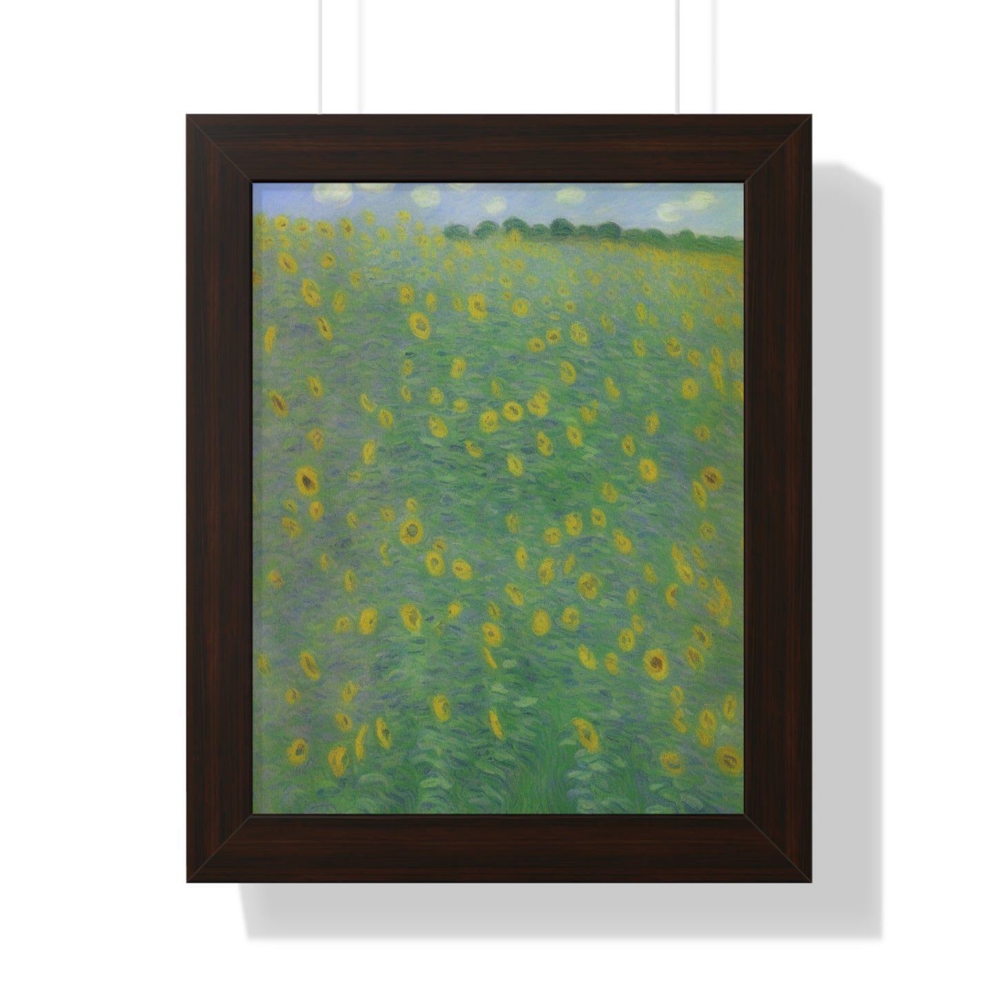 Sunflower Landscape Claude Monet Style