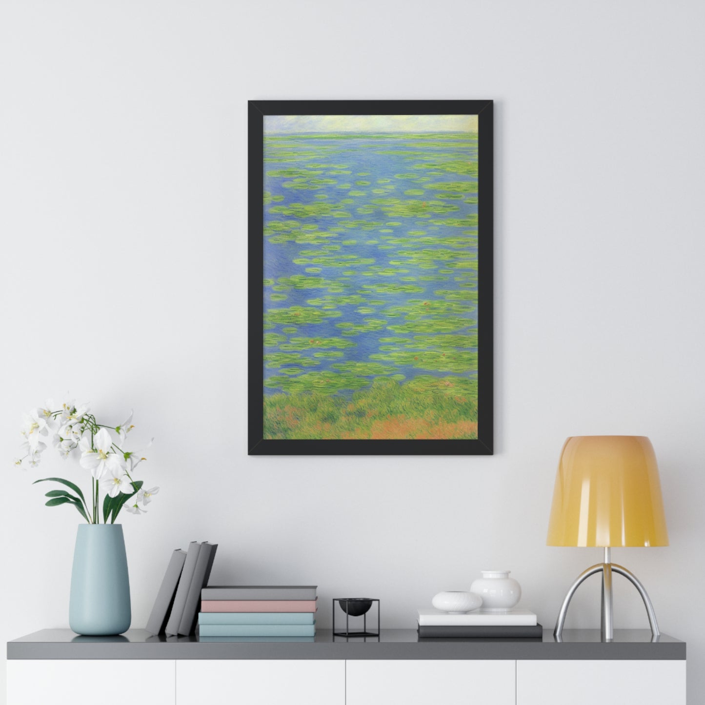 Coral Reef Landscape Claude Monet Style