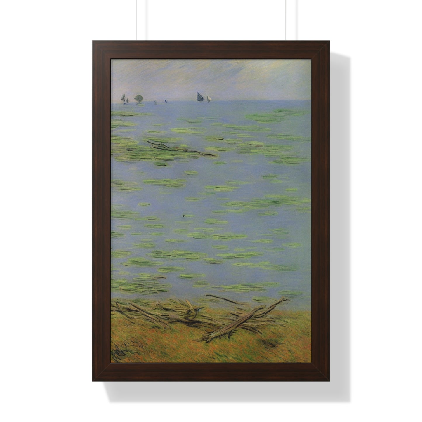 Driftwood Landscape Claude Monet Style