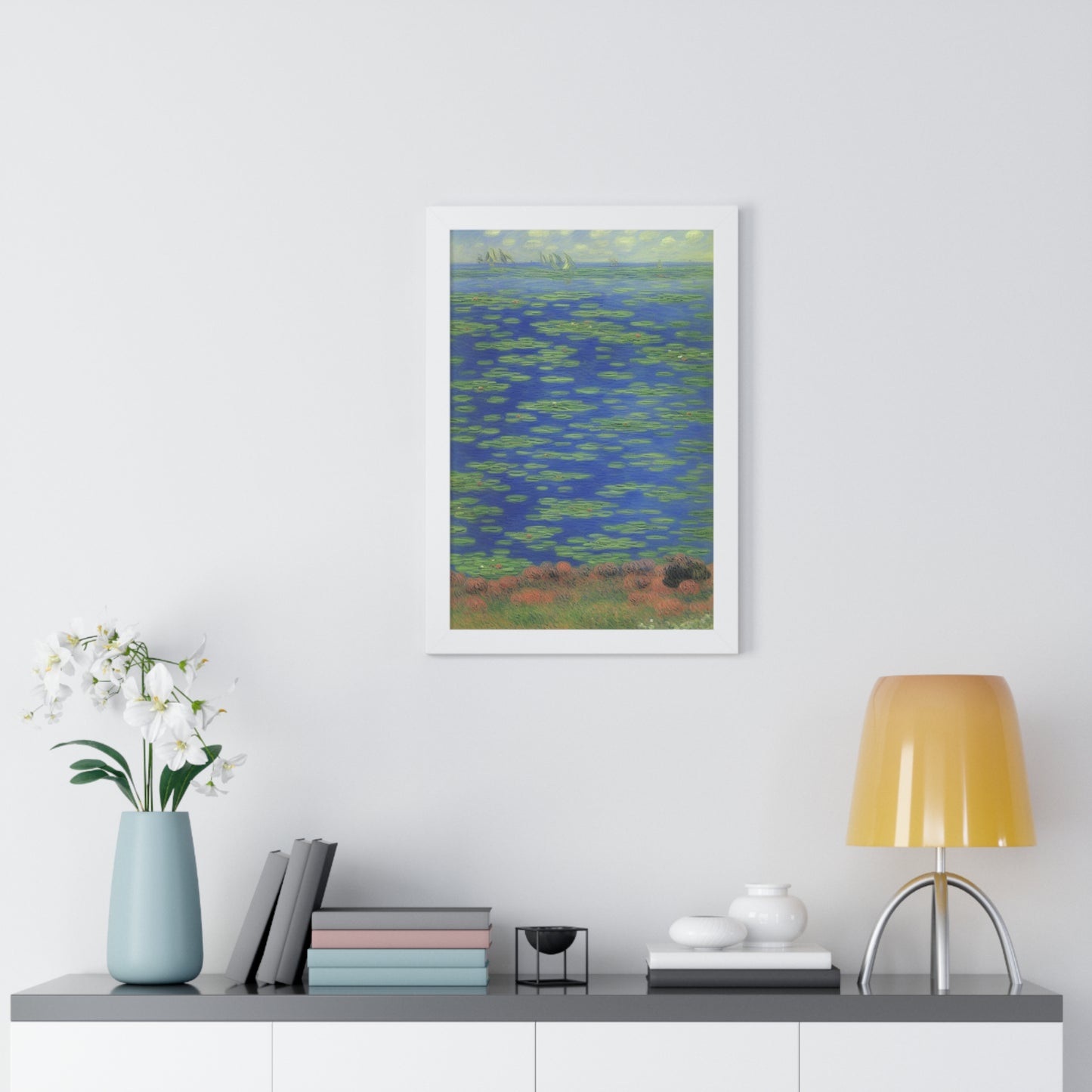 Coral Reef Landscape Claude Monet Style