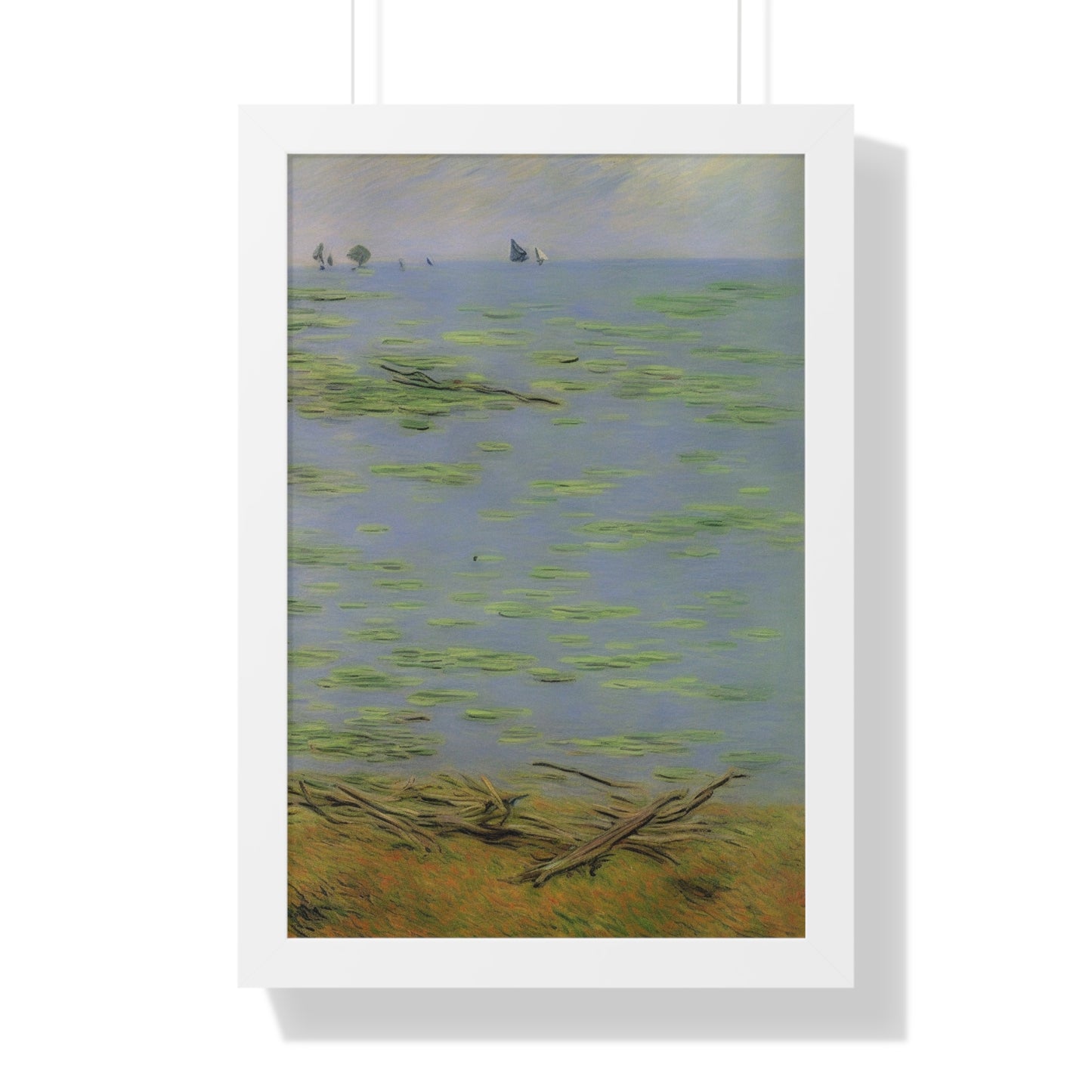 Driftwood Landscape Claude Monet Style