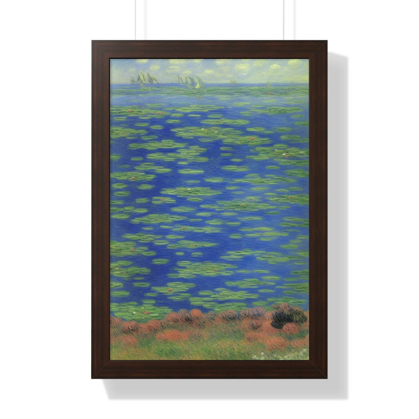 Coral Reef Landscape Claude Monet Style