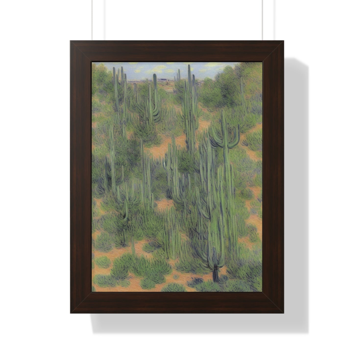 Cactus Landscape Claude Monet Style