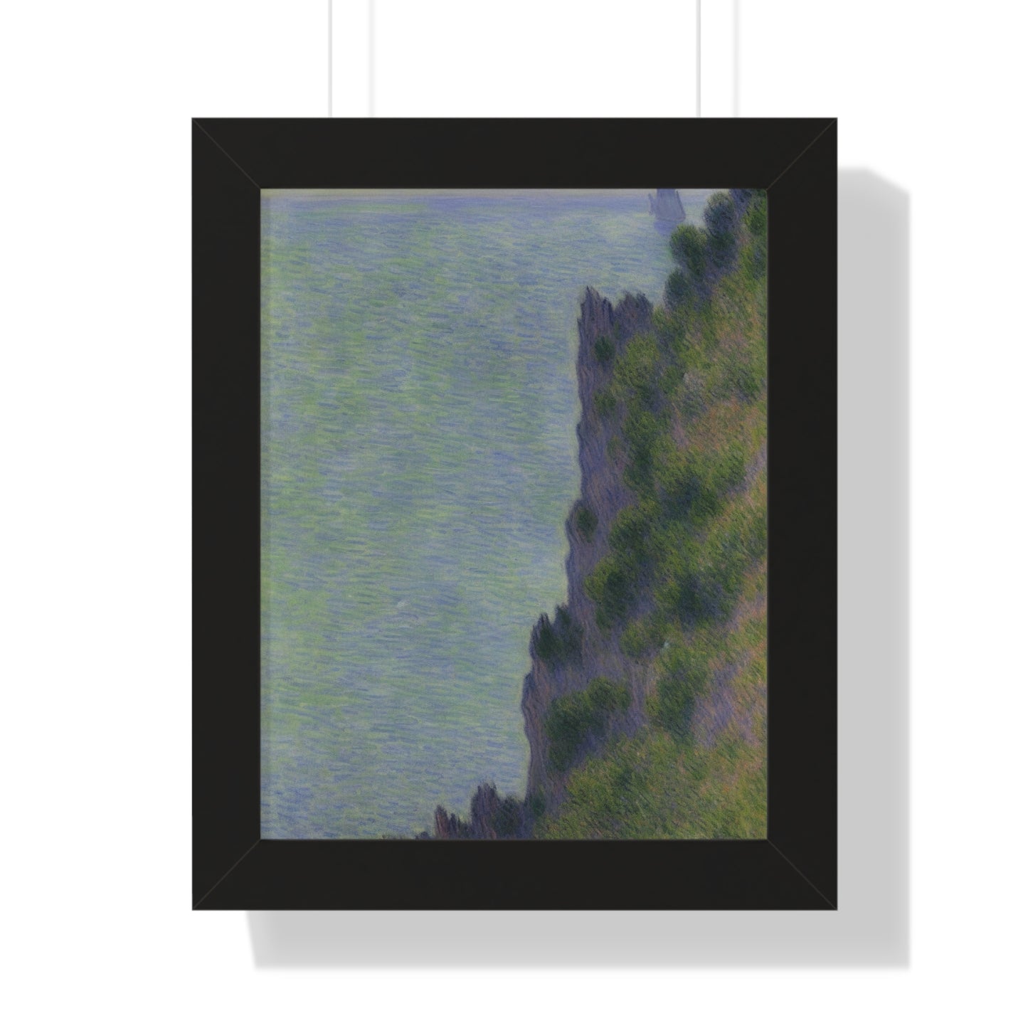 Cliff Scene Claude Monet Style