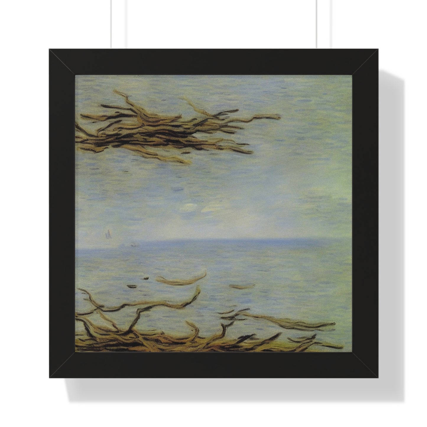 Driftwood Landscape Claude Monet Style