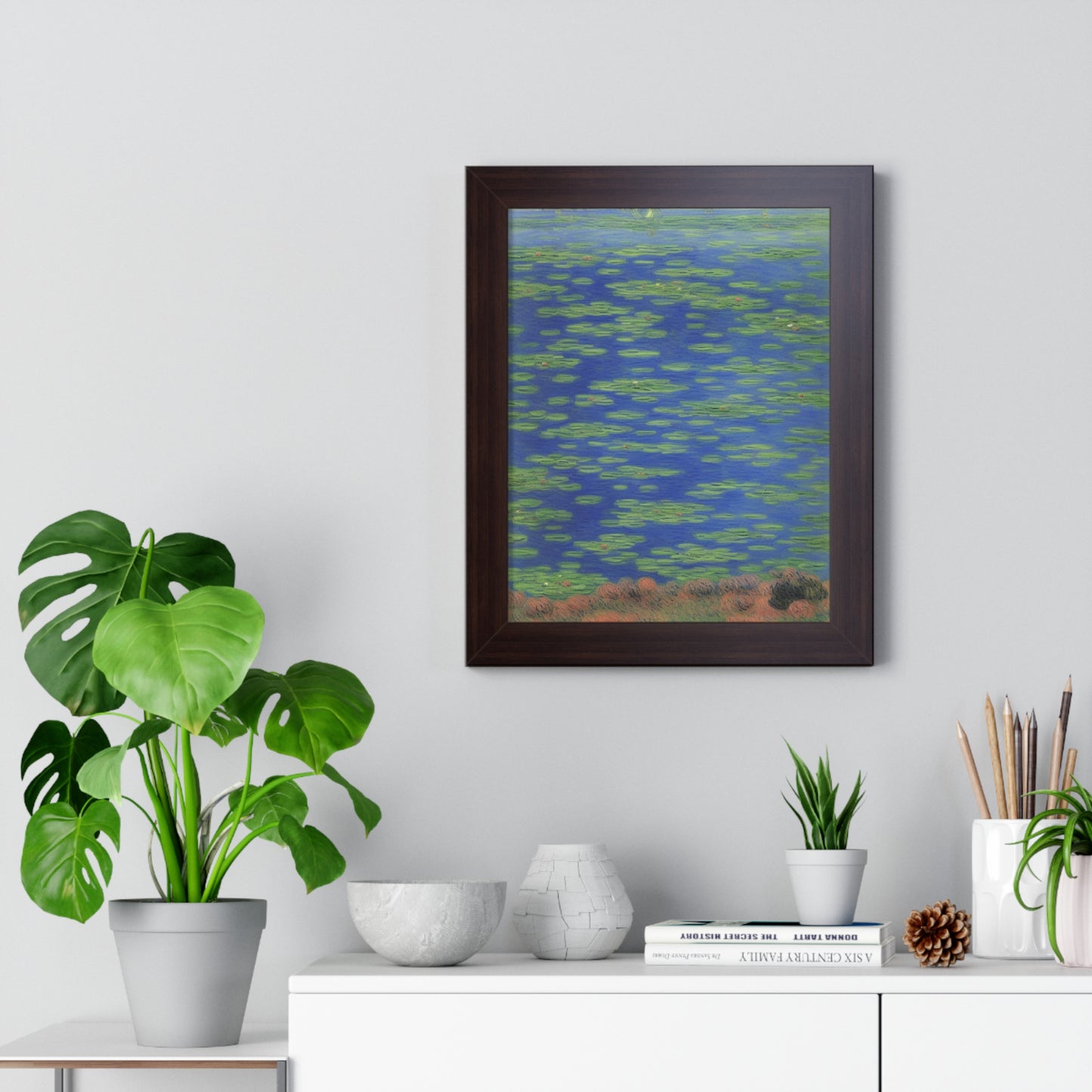 Coral Reef Landscape Claude Monet Style