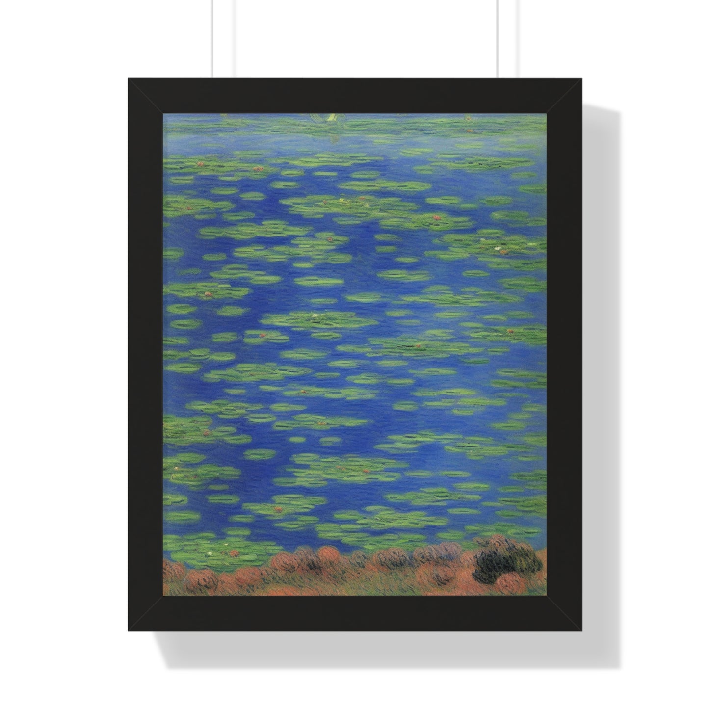 Coral Reef Landscape Claude Monet Style