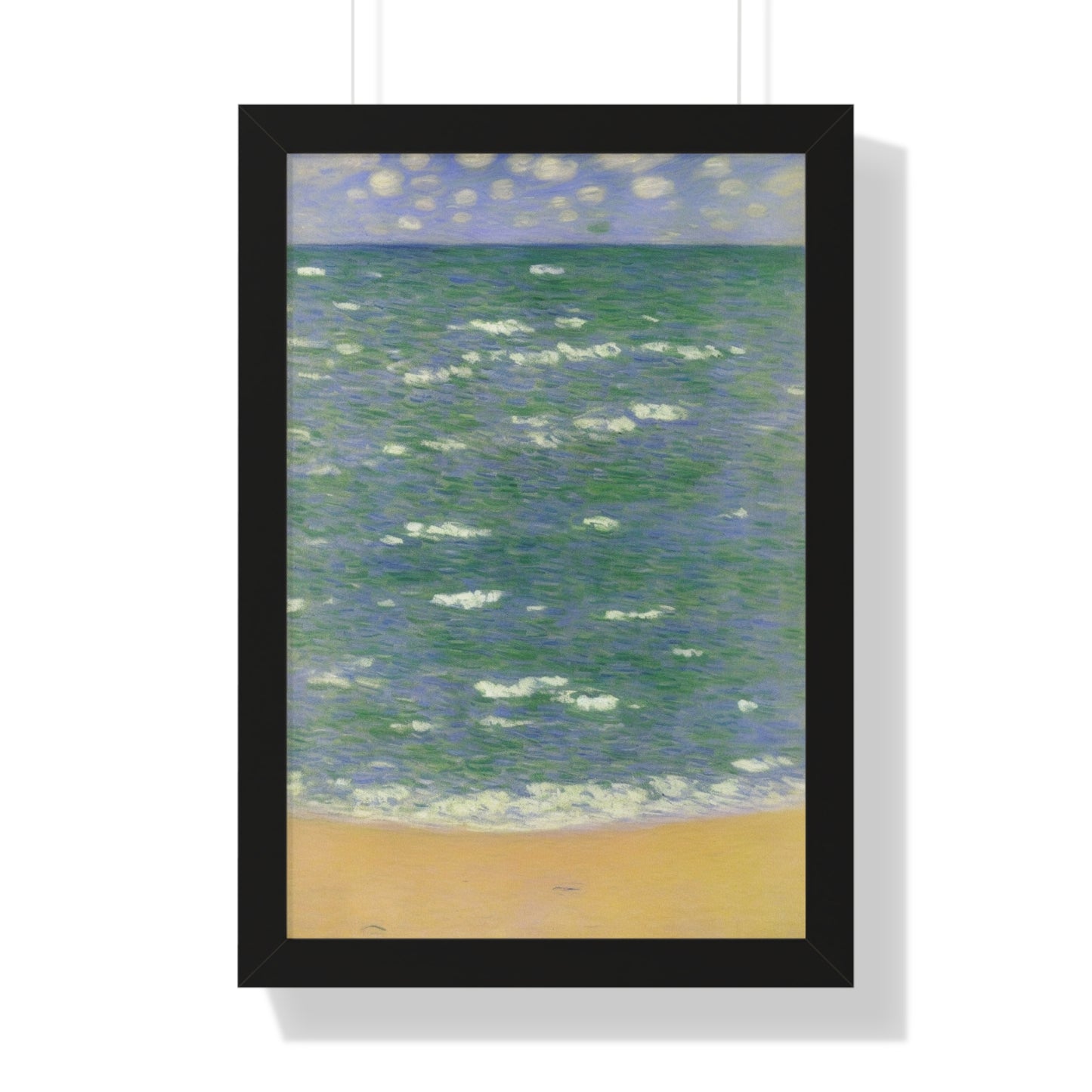 Beach Landscape Claude Monet Style