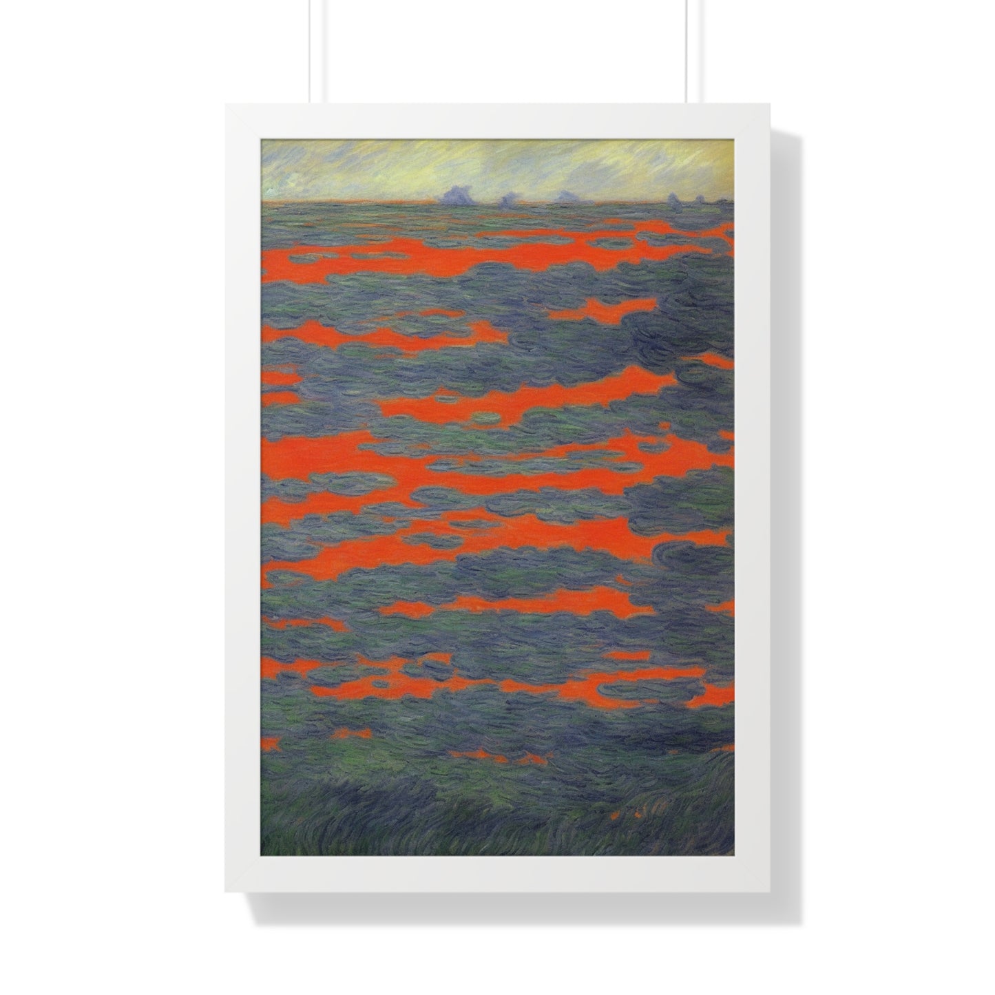 Lava Landscape Claude Monet Style