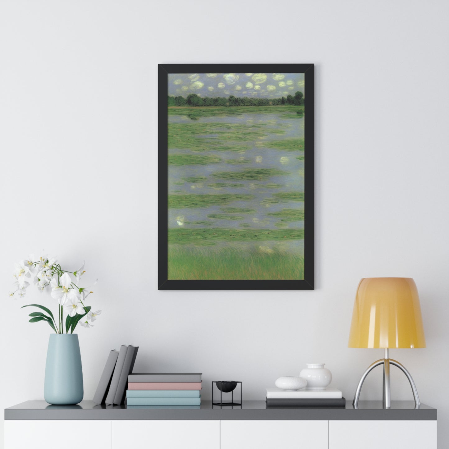 Floodplain Landscape Claude Monet Style