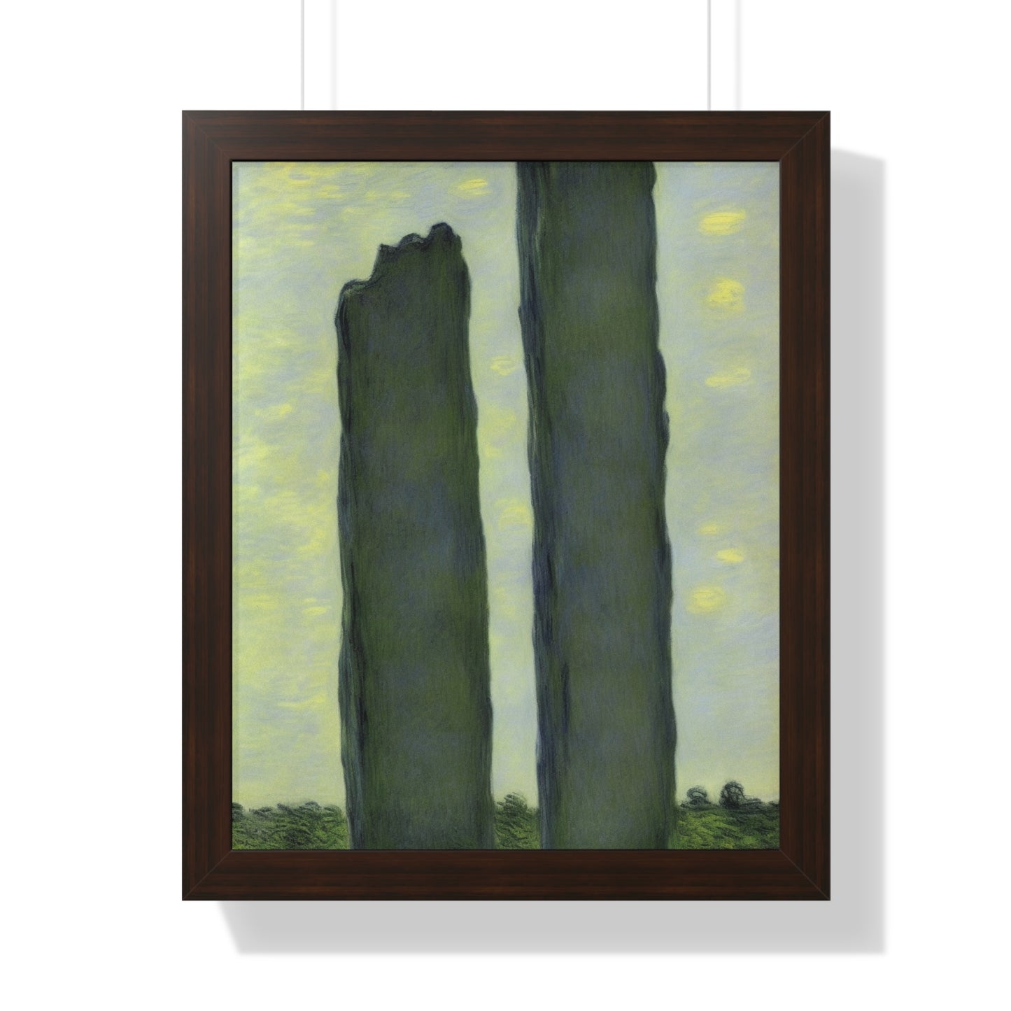 Monolith Landscape Claude Monet Style