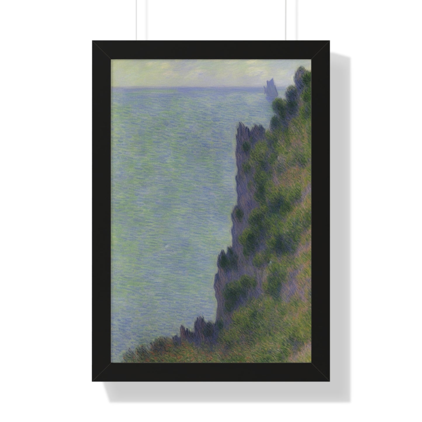 Cliff Scene Claude Monet Style