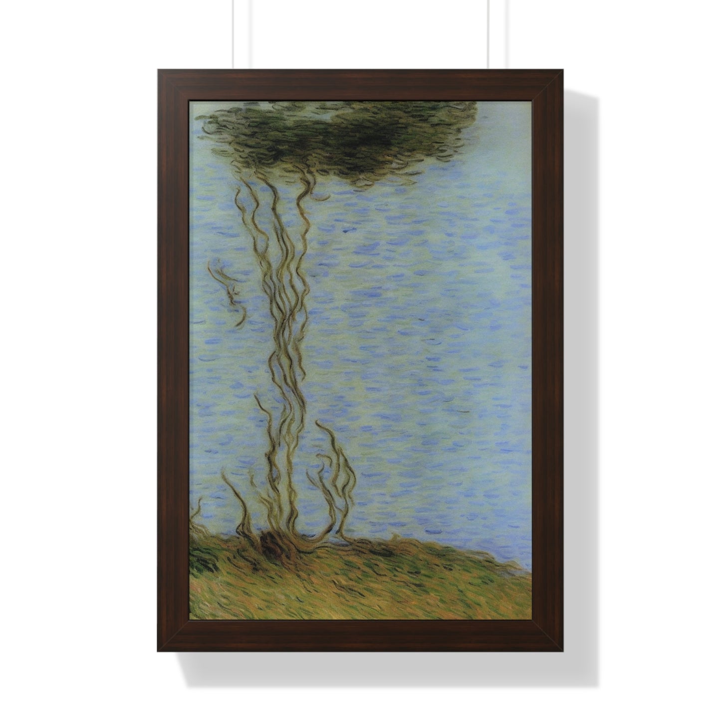 Driftwood Scene Claude Monet Style